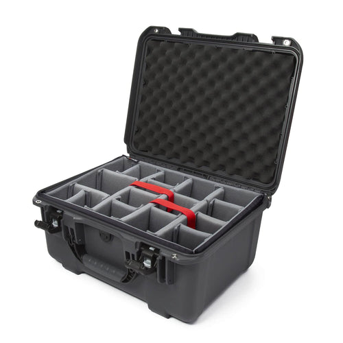 Waterproof Nanuk 933 Hard Case with Padded Dividers - Graphite