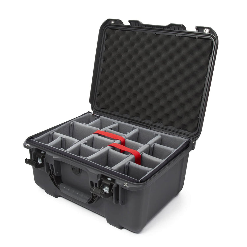Waterproof Nanuk 933 Hard Case with Padded Dividers - Graphite
