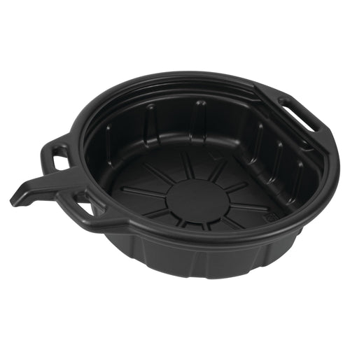 W4071 Performance Tool Black Oil Drain Pan (4.5 gallon)