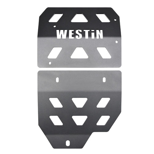 42-21075 Westin Transmission Pan Skid Plate fits 2018-2025 Wrangler JL (Exc Diesel, Manual Trans, Turbo) (Exc 4xe)