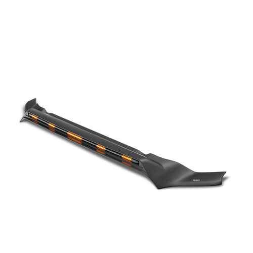 Aeroskin Husky Liners Lightshield PRO | Fits 2019-2026 Dodge Ram 1500 (Excludes Rebel & TRX Models) | Low Profile Deflector/Bug Shield 1 pc.Black | 2820163