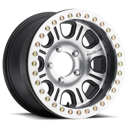 17" Inch Raceline 5x127 Wheel Rim RT232 Monster 17x8.5 +6mm Machined Alu