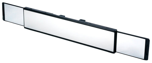 K Source 13 3/4" to 21 1/2" Universal Extendable Wide Angle Rear View Mirror, Clip-On, Easy Install, For Cars, Vans, SUVs & Trucks