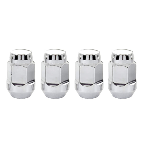 MCGARD Chrome Bulge 64010 Cone Seat Style Lug Nuts (1/2" - 20 Thread Size) - Set of 4