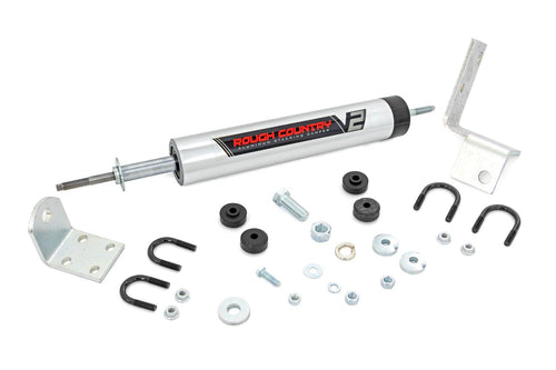 Rough Country V2 Steering Stabilizer for 4WD 1988-2006 Chevy/GMC 1500 - 8732670