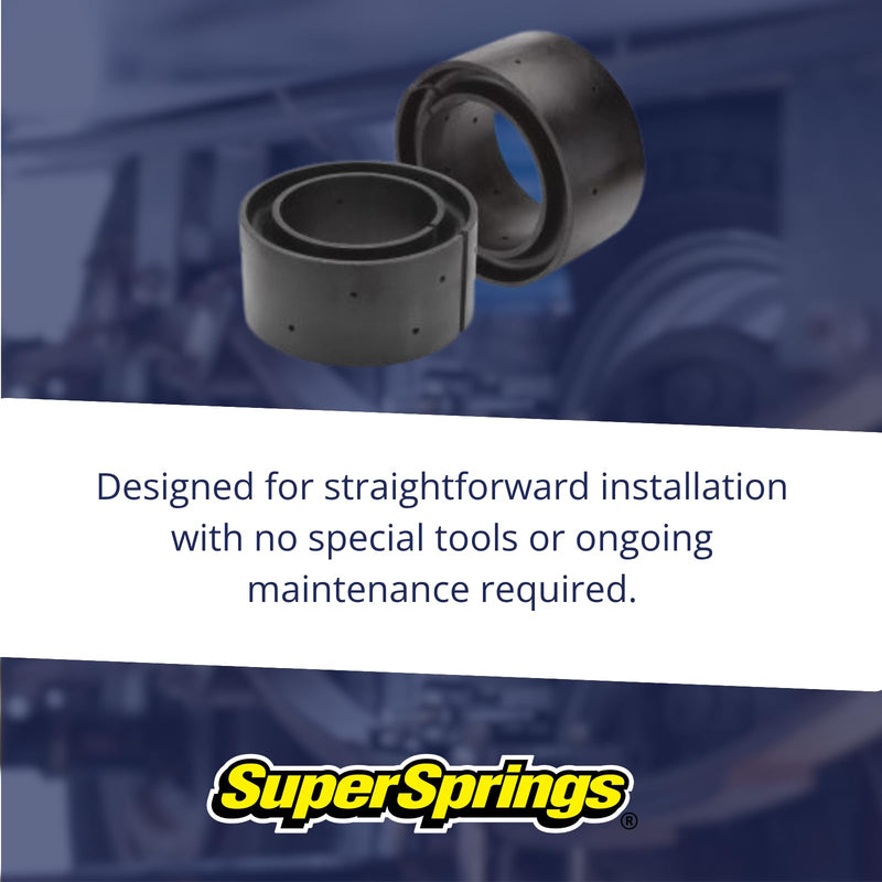 CSS-1225 SuperSprings | Coil SumoSprings for various applications | 2.25 inch inner wall height, black