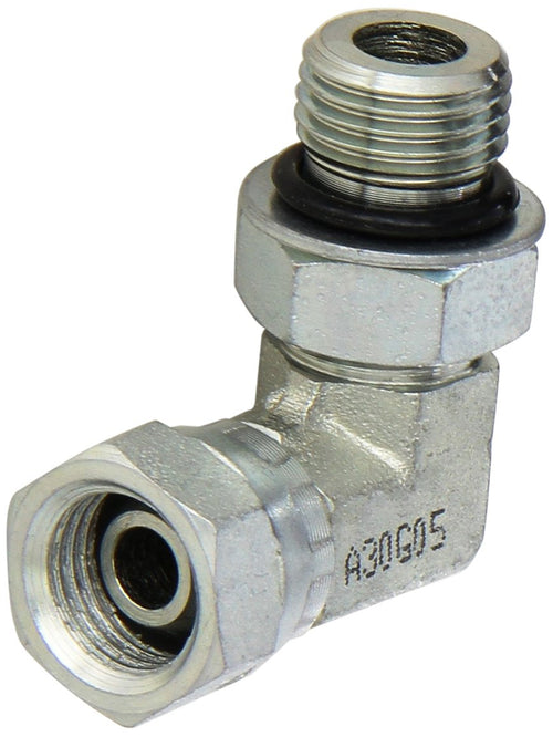 Gates Male G60289-0604 O Ring Boss to Female Pipe Swivel Npsm 90 (SAE to SAE)