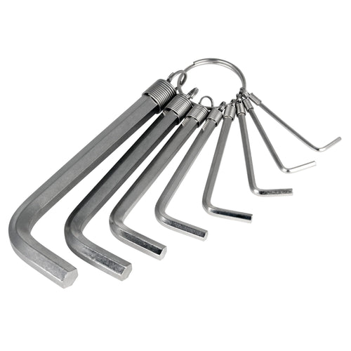 8-Piece SAE Hex Key Wrench Set Performance Tool W1110C for Precision Tightening and Loosening in Automotive, DIY and Industrial Applications