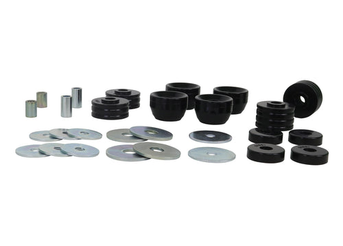 Whiteline W93561 Compatible Body Mount Bushing Assembly with W200 Pickup, 71-89 W100, D200 Pickup, W300, RD200, D300 Pickup, W100 Pickup, D300, D100 Pickup, D100, W200, W300 Pickup, D200
