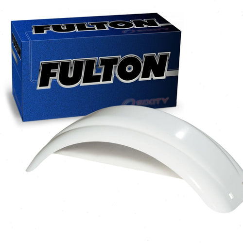 Fulton Plastic Trailer Fenders, 8-Inch -12-Inch Tire Size, White #008540