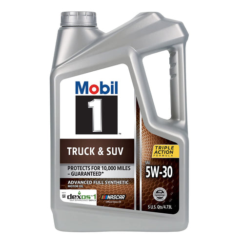 5W-30 Mobil 1 Truck & SUV Full Synthetic Motor Oil, 5 Quart