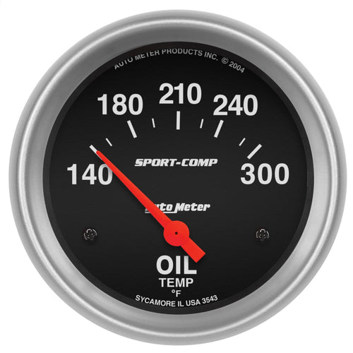Auto Meter Sport-Comp 3543 Electric Oil Temperature Gauge