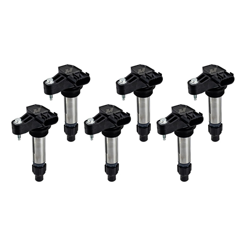 Mishimoto Coil Pack Ignition, Compatible with Chevrolet Camaro 3.6L, 2010-2016, Set of 6