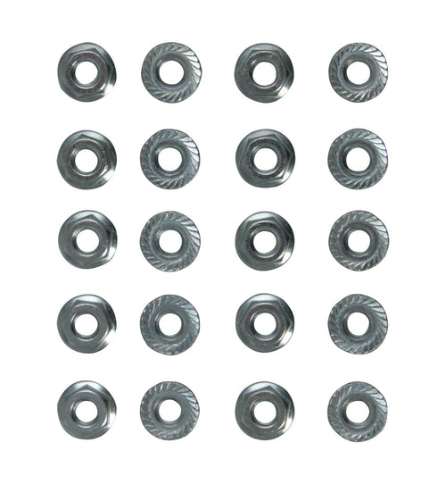 Oil Pan Moroso Nuts, 1/4-28, Pack of 20