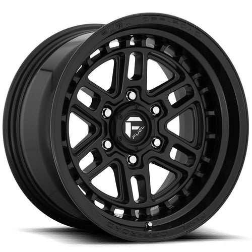 1PC Fuel D667 NITRO 17x9, Bolt Pattern: 6x5.5/, Offset: -12, MATTE BLACK, set of