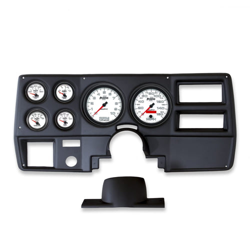 Chevy Truck/Suburban AutoMeter Direct Fit Dash Kit, 73-83, Tach/Mph/Fuel/Oilp/Wtmp/Volt, Phantom Ii (2137-10)