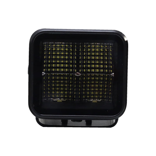 Race Sport Lighting 3 Inch Auxiliary Light Fit Flood Beam Blacked Out Auxiliary Lights with Heated Lens - Improved Visibility and Durability RS3TEMPCL-F