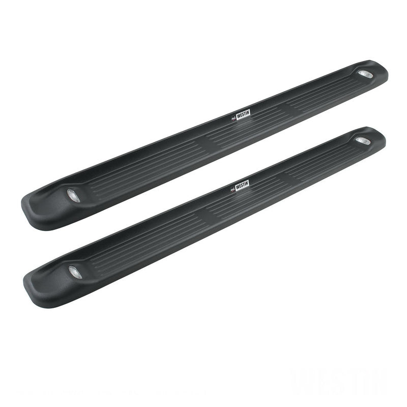27-0015 Westin Molded Running Boards Lighted 79 in. Black Pair (Required Mounting Kit Sold Separately)