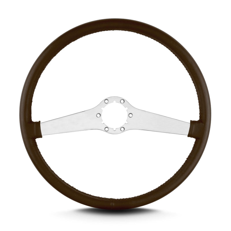 Brushed Lecarra 67602 Two Smooth 15" Thin Grip Brown