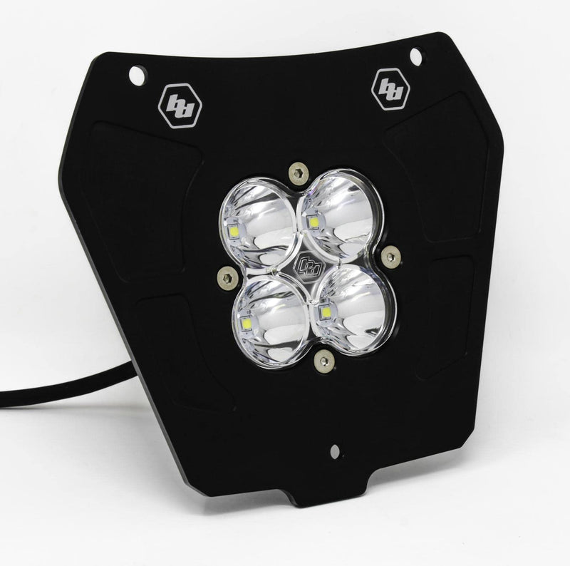 Squadron Sport Baja Designs (A/C) LED Headlight Kit for KTM Motorcycle 2013-2016 (Spot; Clear)