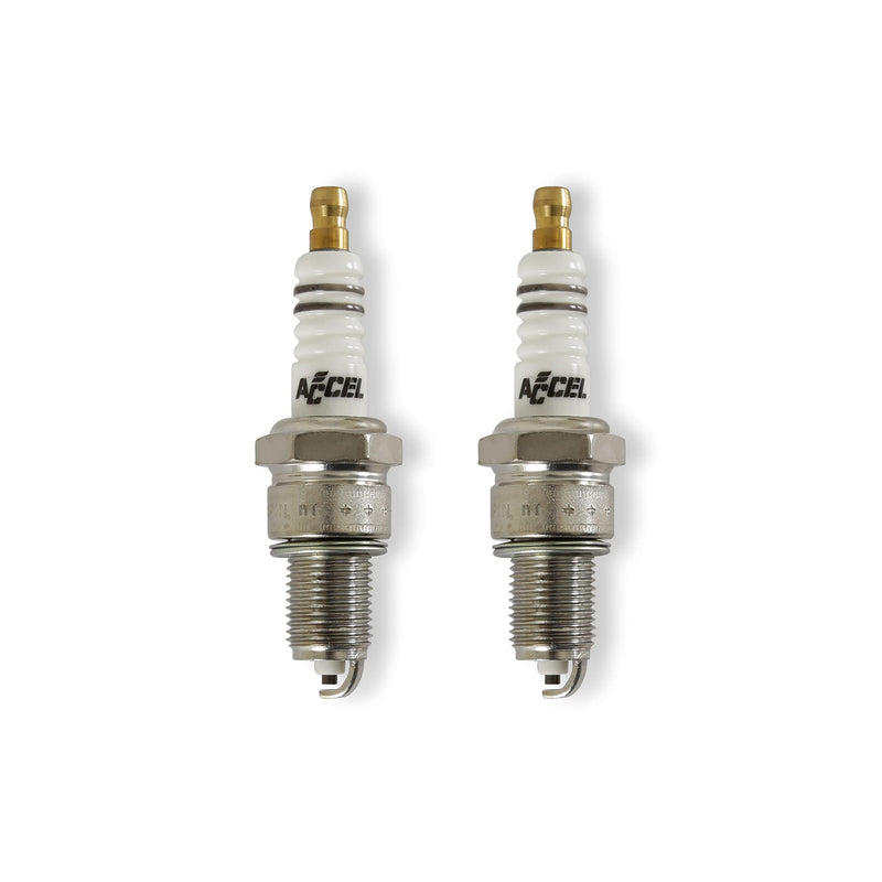 Spark Plugs ACCEL 2410A - Copper - Evolution - .040 in. gap - 2 Pack