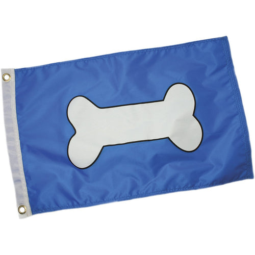 Blue Bone Flag Paws Aboard 4200 - Cute Outdoor Banner, 11.5 x 20 Inches, Double-Sided and Sublimated for All Weather Use, Decoration for Car Windows, Flag Poles, Boats, and Dog Houses.
