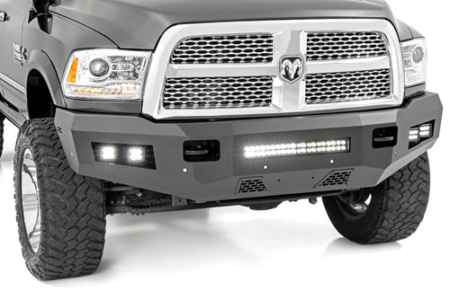 Rough Country LED Heavy Duty Front Bumper for 2010-2018 Ram 2500/3500-10785
