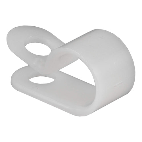 3/8-Inch CURT Convoluted Slit Loom Wire Protection Tube Clamps, 25-Pack