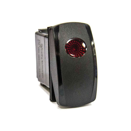 Sierra International RK19310 On-Off Illuminated Weather Resistant SPST Contura V Rocker Switch with Neoprene Mounting Gasket