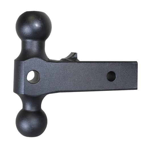 GEN-Y Hitch for Dual Ball Mount Standard 2" Receiver, 12" Shank Length, 2-5/16" & 2" Ball Sizes with Pintle Saddle, 16,000 LBS Towing Capacity, 2,000 LB Tongue Weight