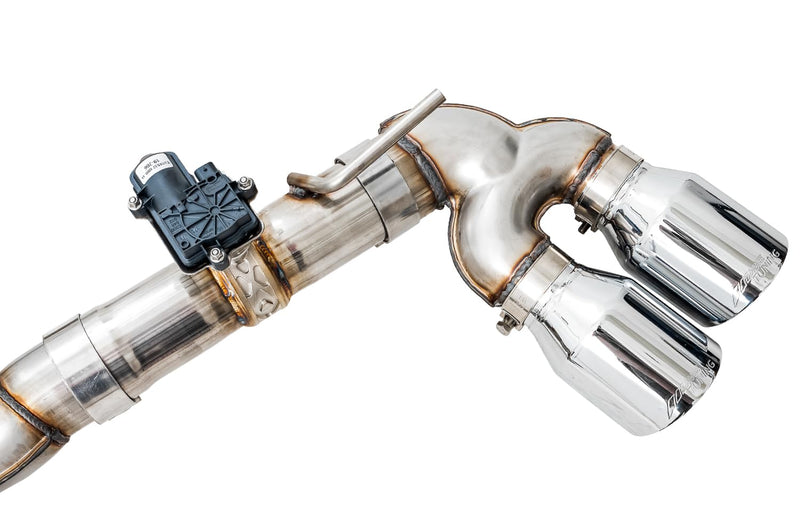 Mk7 Golf R AWE Tuning SwitchPath Exhaust w/Chrome Silver Tips 102mm - 3025-42064