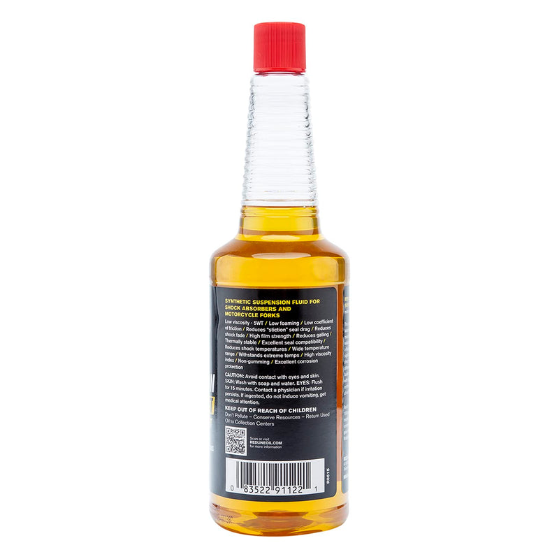 Lightweight Red Line 91122 5WT Synthetic Suspension Fluid (Yellow) - 16 Ounce