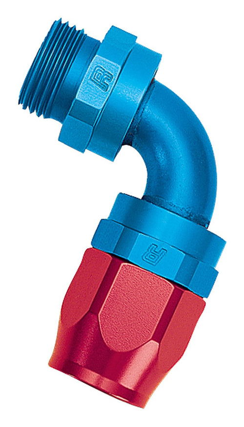 90 Degree Russell Full Flow Swivel Dry Sump Hose End