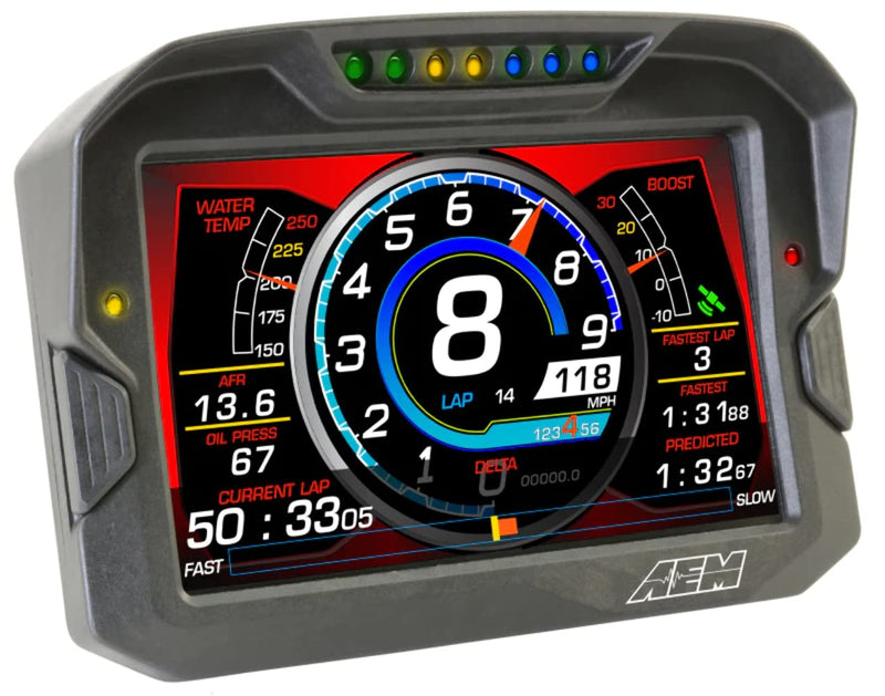30-5700 AEM ELECTRONICS CD-7 Carbon Non-Logging/Non GPS Display Kit