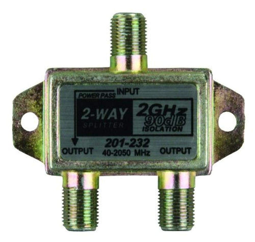 2-Way JR Products 47355 2 GHz HD Satellite Line Splitter