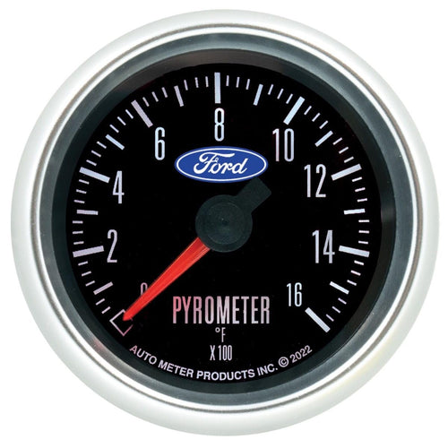 Auto Meter Gauge, 880905 Pyrometer (Egt), 2 1/16", 1600ºf, Digital Stepper Motor, Ford