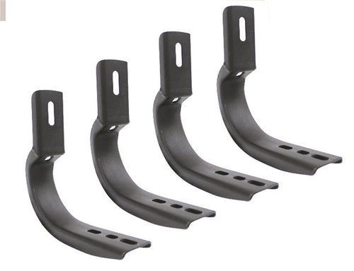 OE Xtreme Go Rhino Brackets | Mild Steel, Textured Black | 6840465 | Fits Various 2007 - 2019 Chevrolet Silverado & GMC Sierra (See Description)