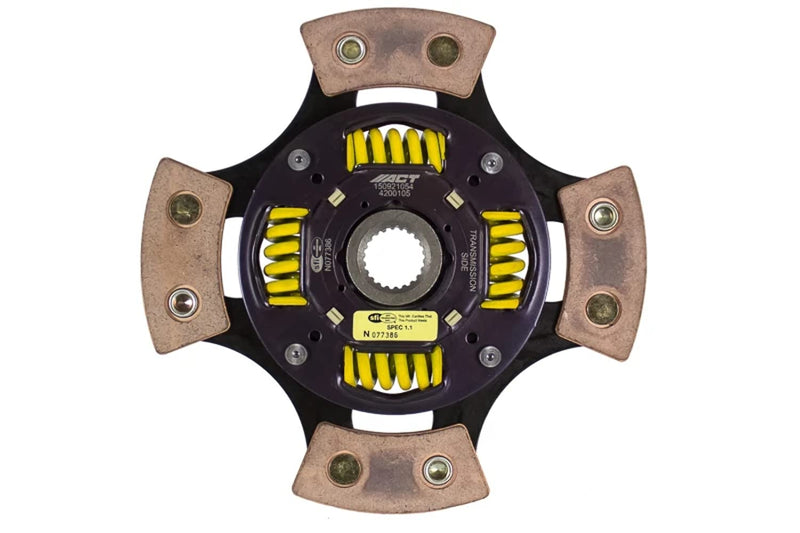 4-Pad ACT 4200105 Sprung Race Clutch Disc
