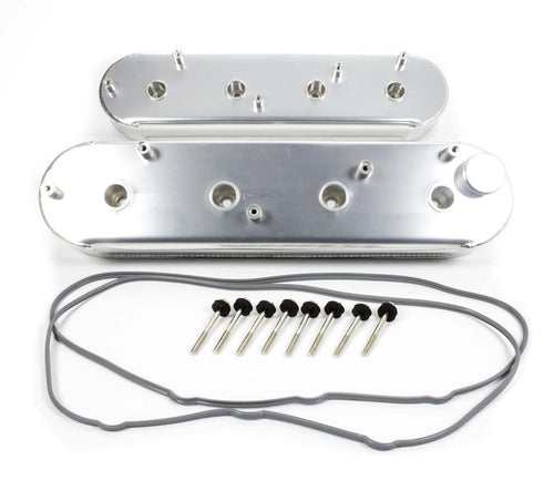 GM LS Milodon Fabricated Aluminum Valve Cover with Coil Mounts