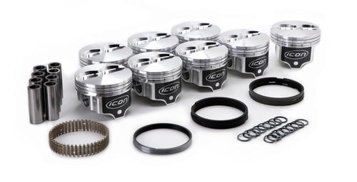 BBF FE FT Piston Set Icon 4.233 Bore -4.5cc