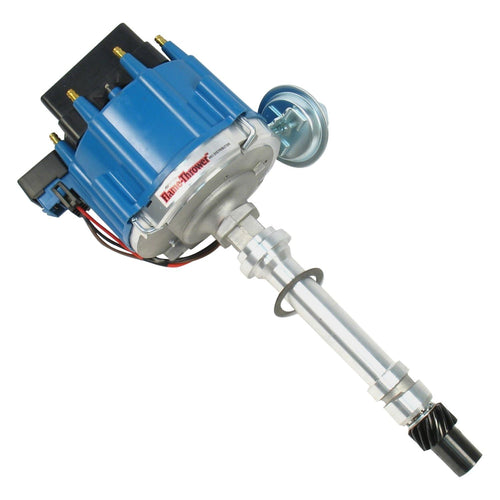 HEI III Pertronix Distributor (Chevy SB/BB Blue Cap Polished)