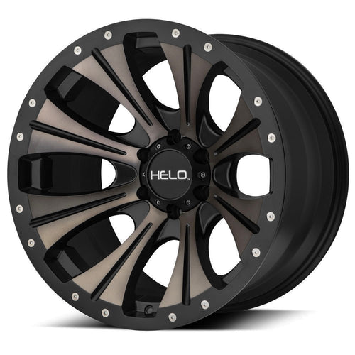 Helo HE901 18X9 HE90189068900 6X5.5 S-BLK DTCC 00MM