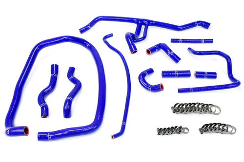 Blue HPS 57-1488-BLUE Silicone Heater Hose Kit Coolant