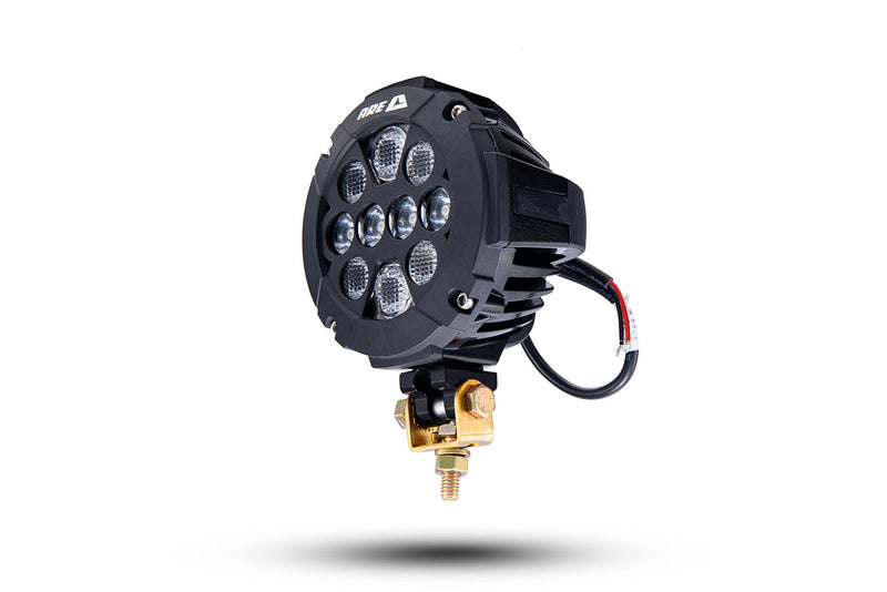 A.R.E. Lighting System Rival | 23705-81867/HO/B | 4.6" LED Round Multi Mount Off Road Attachment Bracket, 2500 Lumens (does not come with wiring harness/switches),Black Housing/White Light
