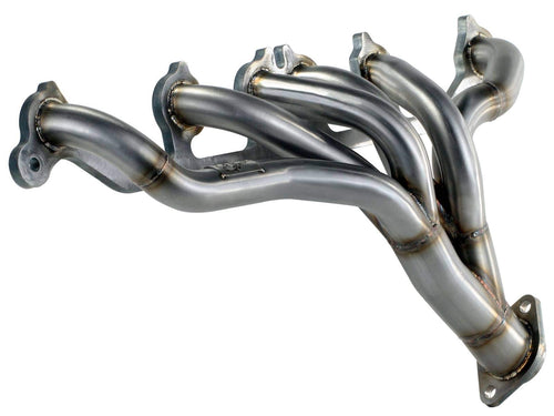 aFe 48-46201 Twisted 1.5" 14 Gauge 409 Stainless Steel Header for Jeep Wrangler L6-4.0L