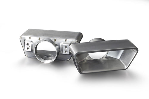 Goolsby Edition Lokar Polished Billet Aluminum Exhaust Tips With V-Band Clamps