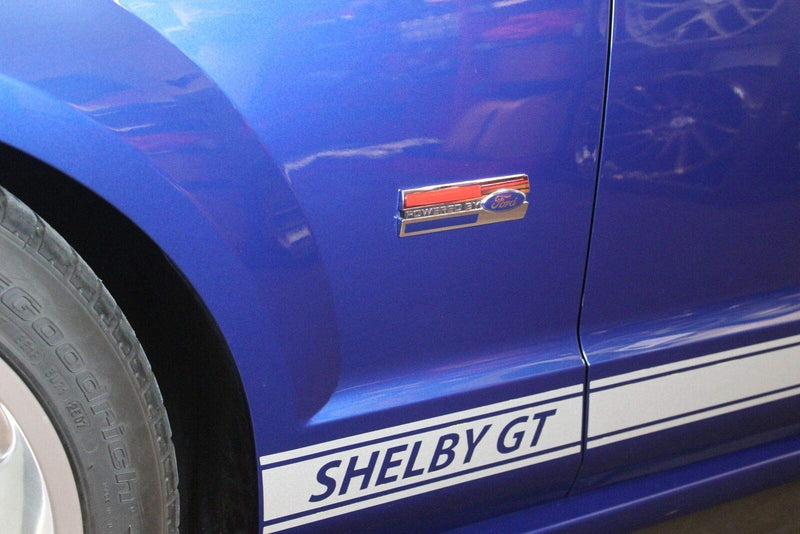 Ford Mustang M-16098-PBF Powered by Emblems Pair