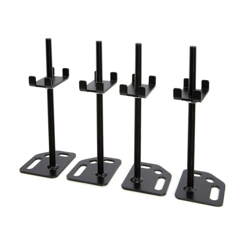 DEWALT Adjustable Shelf Leveling/Floor Anchoring Accessories Industrial Storage Racks, Durable Steel Mounting Plates, Wedge Anchors Included for Tipping Prevention