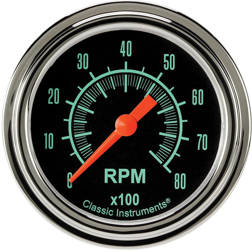 Instruments Classic GS383SLF G/Stock 2 5/8" Tachometer Full Sweep