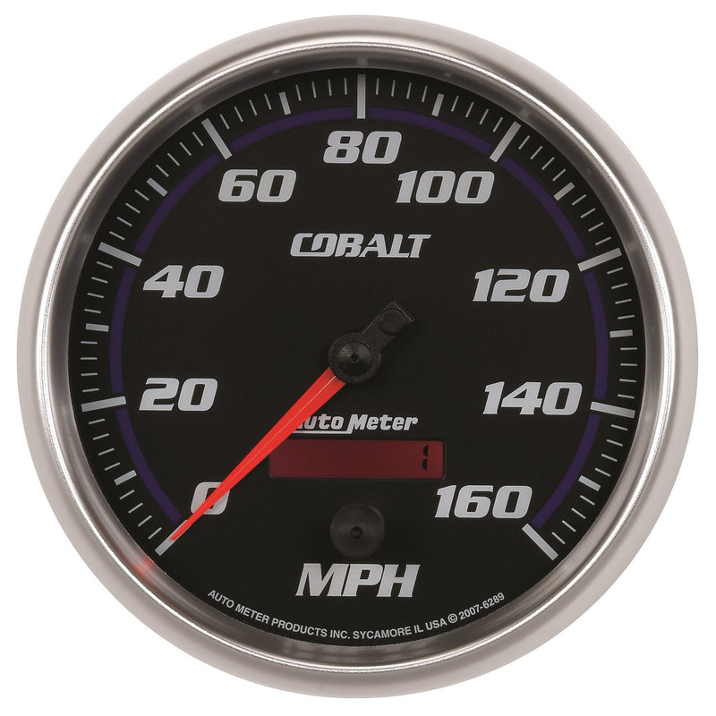 Cobalt Auto Meter 6289 5" 160 mph In-Dash Speedometer Electric Programmable Gauge